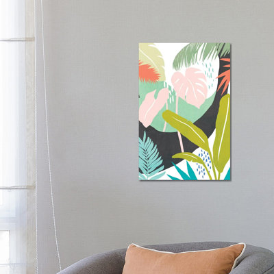 Jazzy Jungle II by Annie Warren - Wrapped Canvas Print