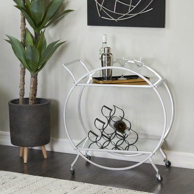 Jevonn Metal Bar Cart