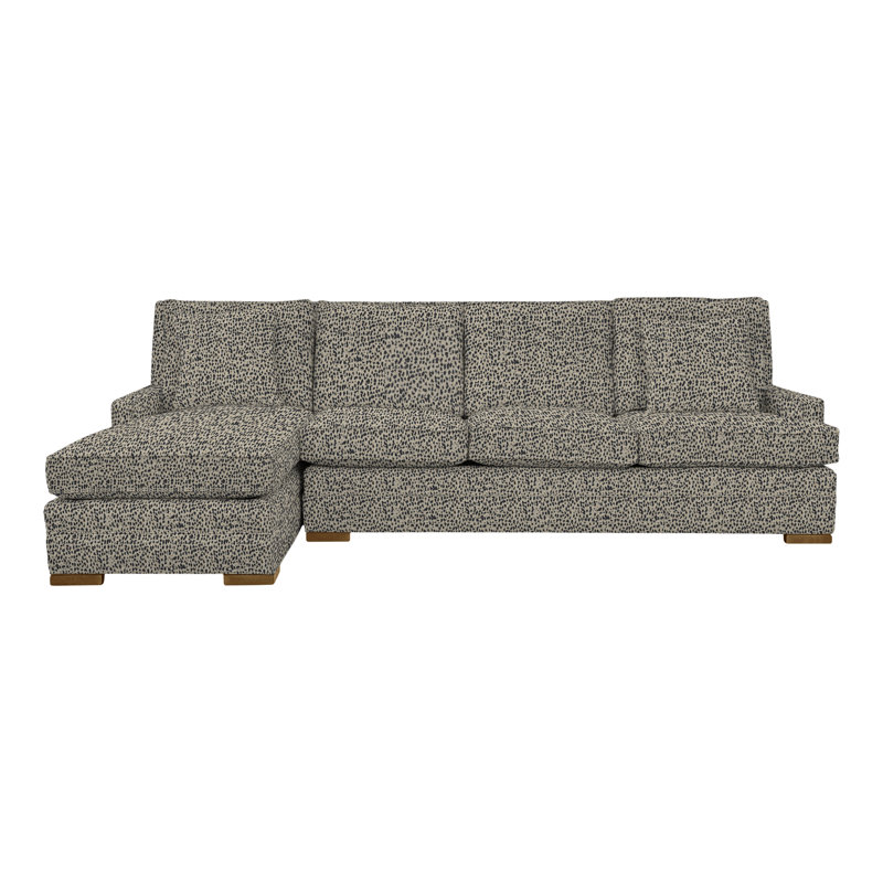Riverside Chaise Sectional, Nadia Earth Polyester, No, Navajo
