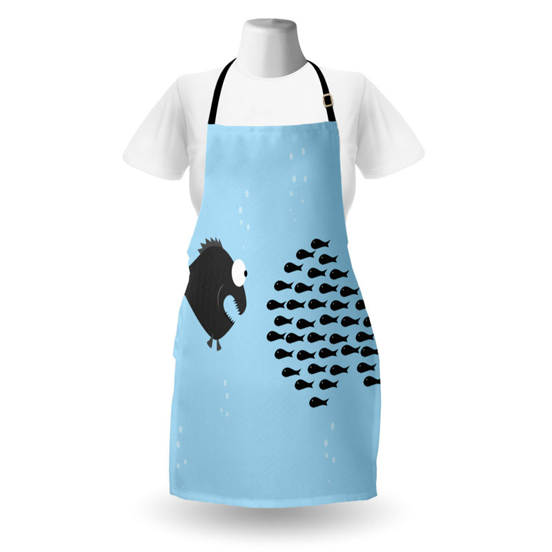 No Pattern Bib Apron