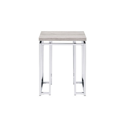 Table de bout en acier inoxydable
