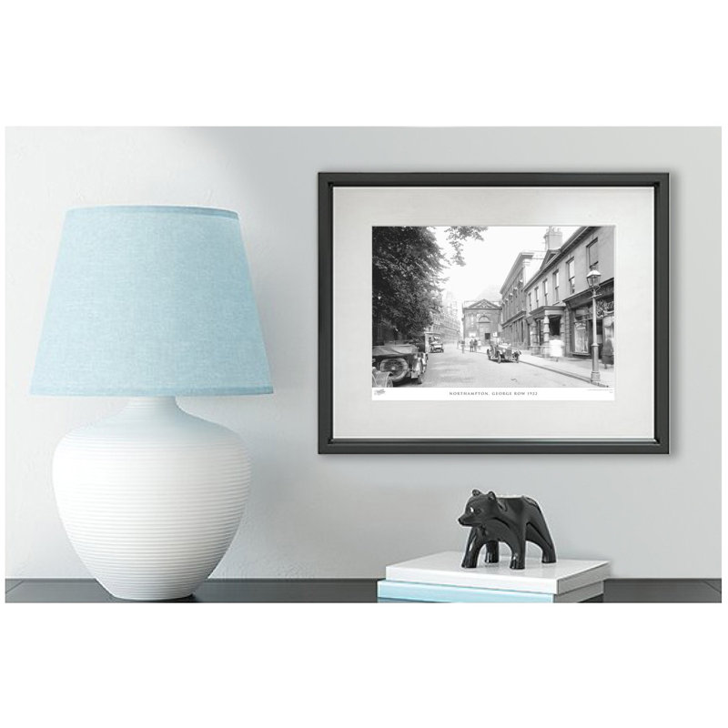 Northampton, George Row 1922 - Single Picture Frame Print, 45cm H x 60cm W x 2.3cm D