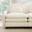 Canapé beige et blanc en tissu Teddy-1845447939