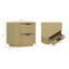 Olivia 27" Nightstand In Natural (2-Drawer)