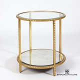 Emporium Home Glass End Table