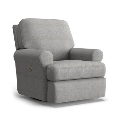 Aubry Upholstered Swivel Reclining Glider