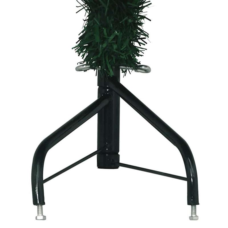 Arbre de Noël artificiel de Noël, 82,7 po x 29,5 po, Vert