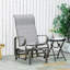 Fauteuils coulissants pour patio extérieur avec mécanisme à bascule lisse et construction légère pour la cour arrière-972503628