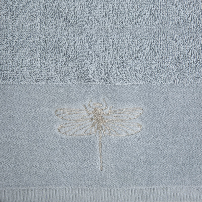 Custar Midweight Jacquard Hand Towel, Matt Brushed Nickel