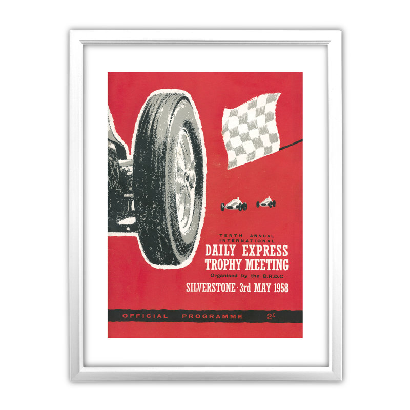 Single Picture Frame Print on Canvas, White