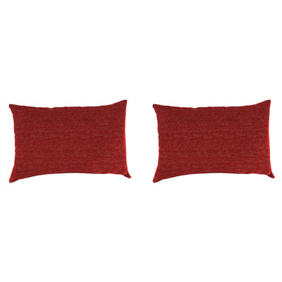 18" x 12" Outdoor Lumbar Throw Pillow (Set of 2)
