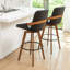 Tabourets de bar et de comptoir pivotants rembourrés Modern-1922140631-1922140628