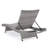 CRETE WICKER CHAISE LOUNGE