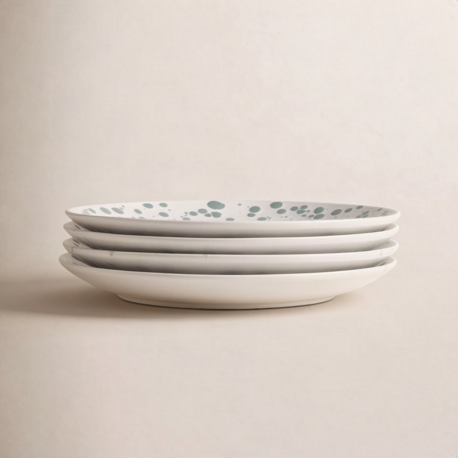 Splatter 8" Salad Plate, Green