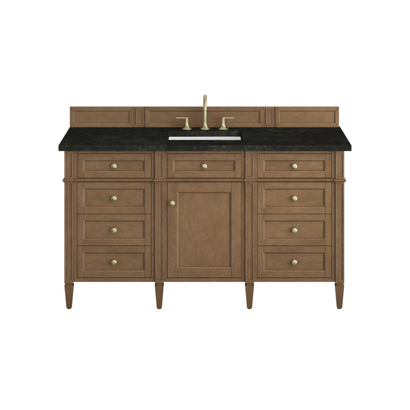 Meuble-lavabo simple 60 po Dussault, 8 po, Fantôme, Pacane