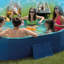 Super Size Foldable Swimming Pool, Non-Inflatable Collapsible Large Family Pool for Kids & Adults, Portable Outdoor Backyard Garden Summer Water Party Pool