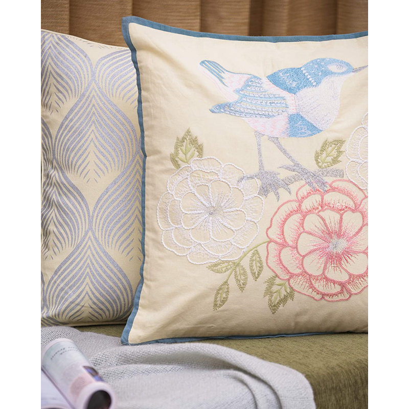 Rectangular Cushion Cover, Yellow and Peach