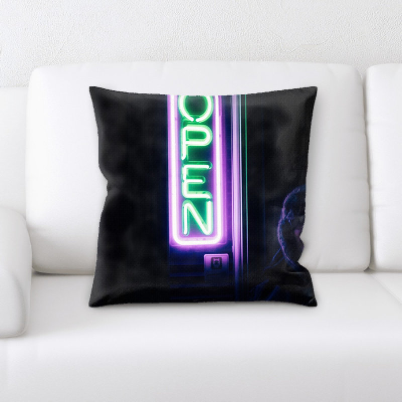 Coussin décoratif néon Jaycee