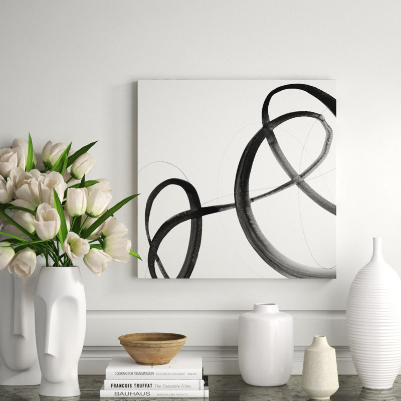 Heartbeat Note II Print by Barclay Butera, 36" H x 36" W, Image Brush Gel