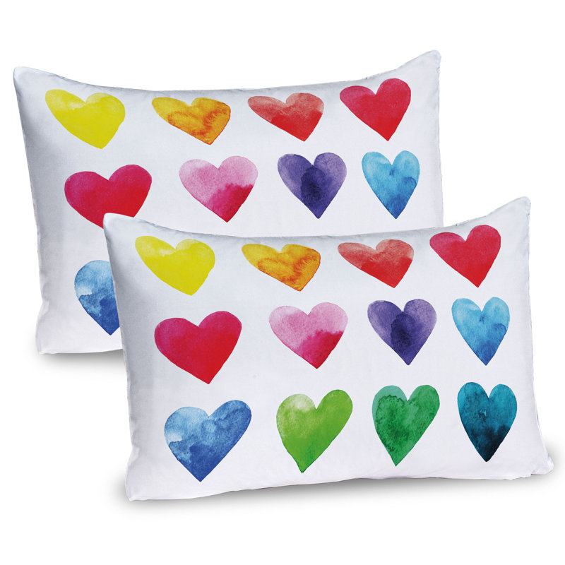 Multicolore taie décorative Ambesonne Valentine, H 20 po x l 30 po