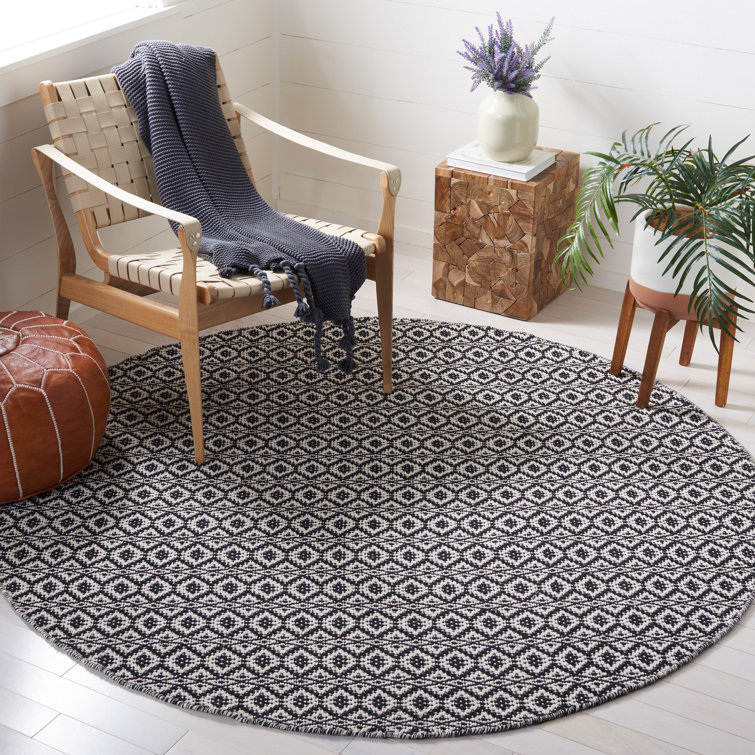 Whyte Hand Woven Cotton Ikat Rug