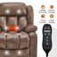 Fauteuil inclinable à double moteur en cuir à deux positions Infinity Power Lift-1242614866