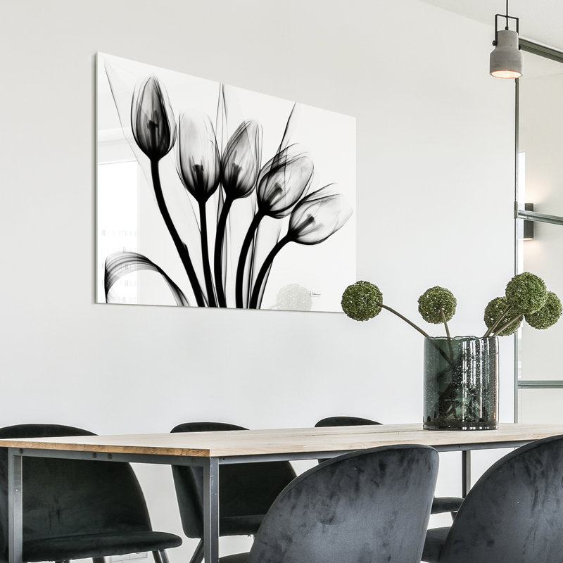 «Marching Tulips» par Albert Koetsier - reproduction de photo non encadrée sur verre