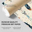 «Fashion and Glam Boho Feather Pattern II», reproduction d'art non encadrée-39872605