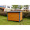 Grande niche pour chien 45 po - Bois massif, imperméable, isolant thermique en hiver avec préservation pour plus de confort