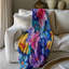 Cheerful Cosmos - Couverture Sherpa de qualité supérieure 1 pièce-99537668