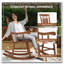 Chaise berçante d'extérieur en bois-552351817
