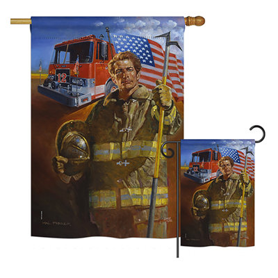 Drapeau de jardin / maison en polyester Homeguard Americana Patriotic Impressions