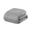 Édredon gris 7 pièces avec rayure diagonale, ensemble de literie de luxe, confort toutes saisons, coutures décoratives, taies décoratives assorties, jupe de lit de 15 pouces, coussins décoratifs pour chambre à coucher confortable, testé