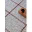 Craft Matter Check cendre / rouge pierre 049100 200X280-105009717