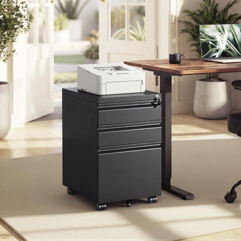 File Cabinet, Black