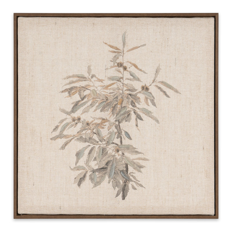 Botanical Whisper I, toile peinte à la main