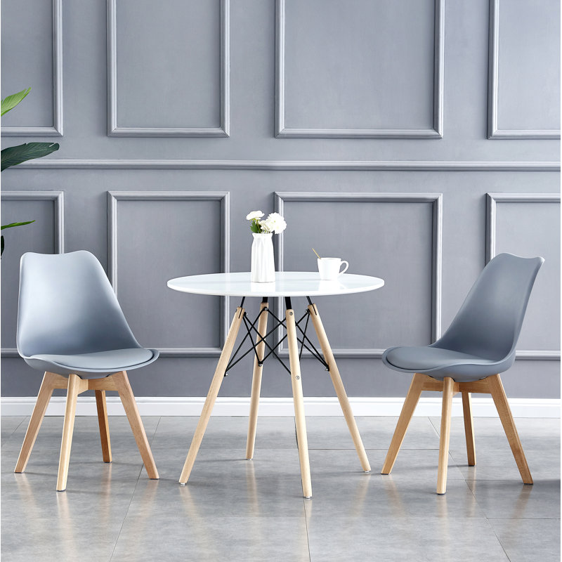 Croxley 116.84cm H Upholstered Side Chair, Grey