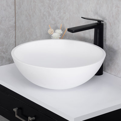 Toprise Remus 15.7'' Circular Bathroom Sink