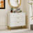 High Gloss 3 - Drawer 32'' Tall Dresser & Chest-1439573256