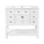 Meuble-lavabo 36 po avec lavabo supérieur, armoire de rangement moderne avec 2 portes à fermeture douce et 6 tiroirs, meuble-lavabo simple-923313280