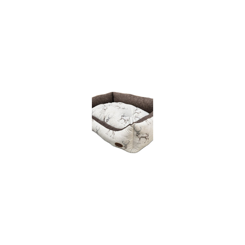 Phillipston Animal Print Polyester Pet Bed, 11cm H x 27cm W x 22cm D