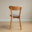 Chaise de salle à manger en bois naturel de qualité FAS Fabriqué en Amérique du Nord Chaise en bois massif à 100% Chaise de table Chaise de salon en bois simple et naturelle 47,5 x 55,5 x 78 cm-415059615-415059614-415059612