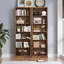 Grande bibliothèque, bibliothèque sur pied à 6 niveaux avec tablettes réglables, grand présentoir de rangement ouvert de 24 pouces pour le bureau à domicile, le salon, la chambre à coucher ou le bureau