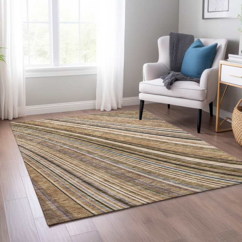 Tapis Chayden avec envers antidérapant, Rectangle 5 pi x 7 pi 6 po