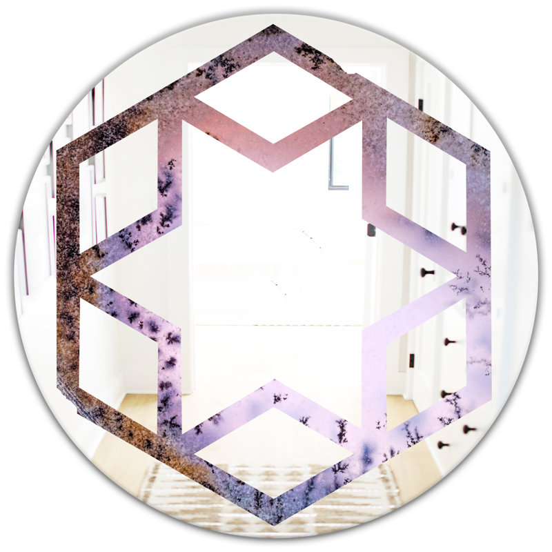 Miroir mural Hexagon Star, 23,6 po x 23,6 po