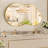 Asymmetrical Metal Framed Wall Mirror-1530357116-1530357115
