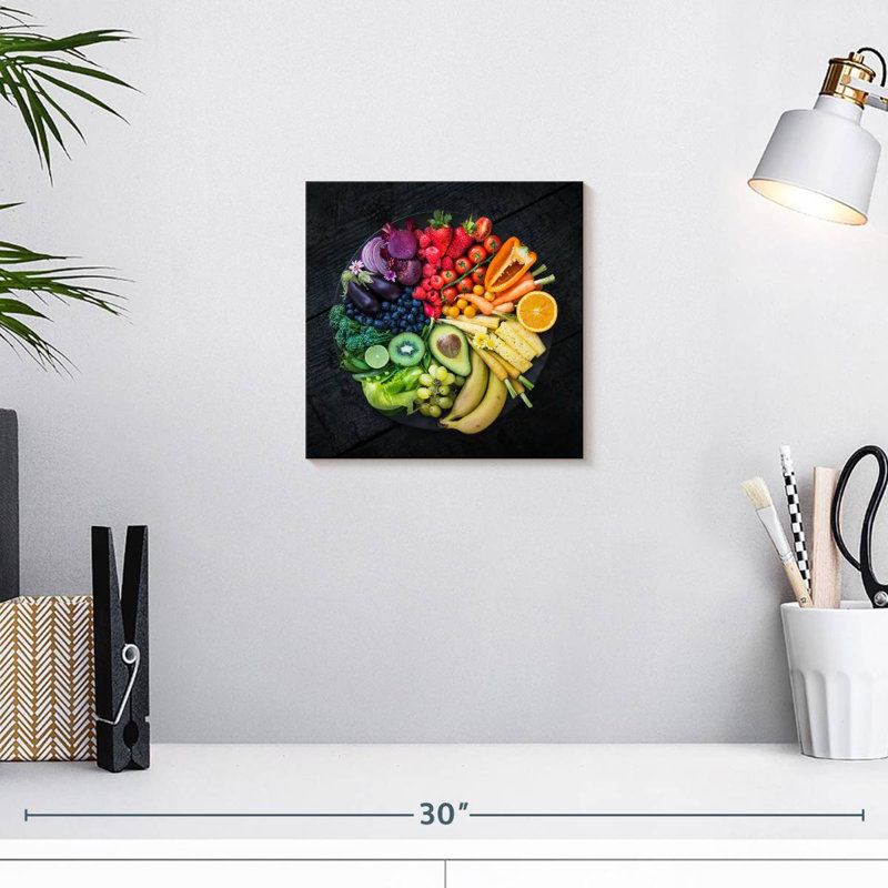 Yarlin couleurs d'aliments sains, H 10 po x l 10 po