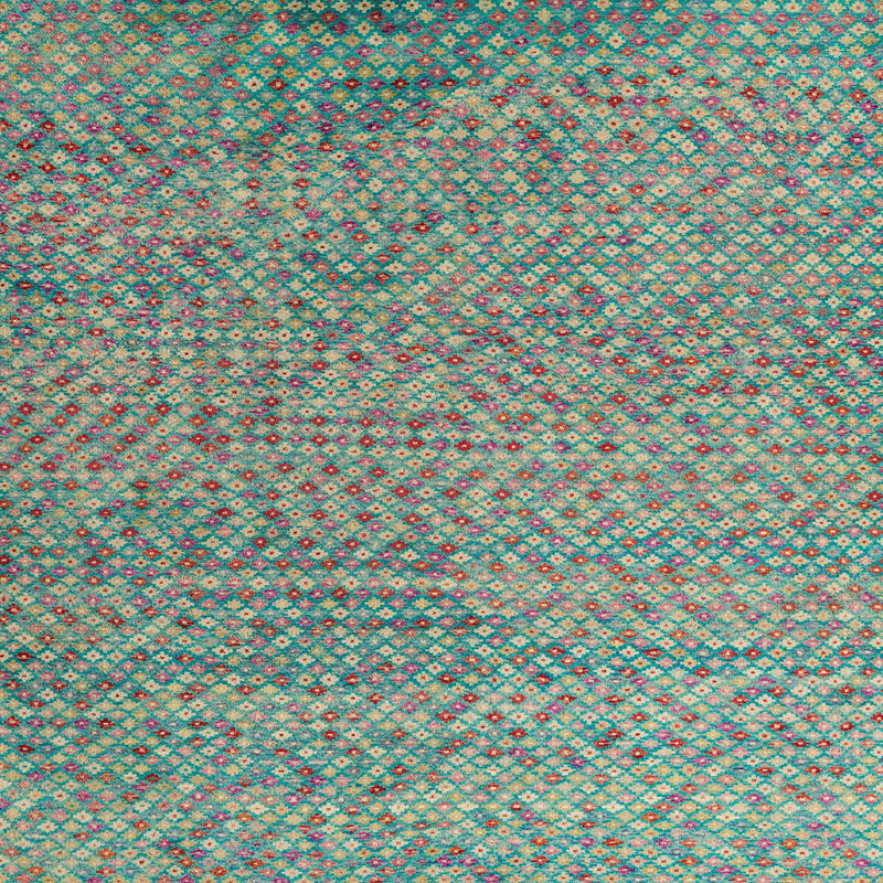Tapis abstrait moderne 4477, Carré 5 pi