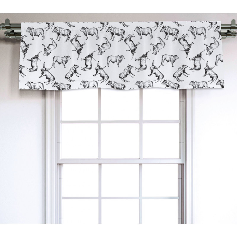 Sateen Ruffled Window Valance