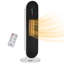 HOMCOM Ceramic Space Heater Tower Heater with 45-degree Oscillation, White